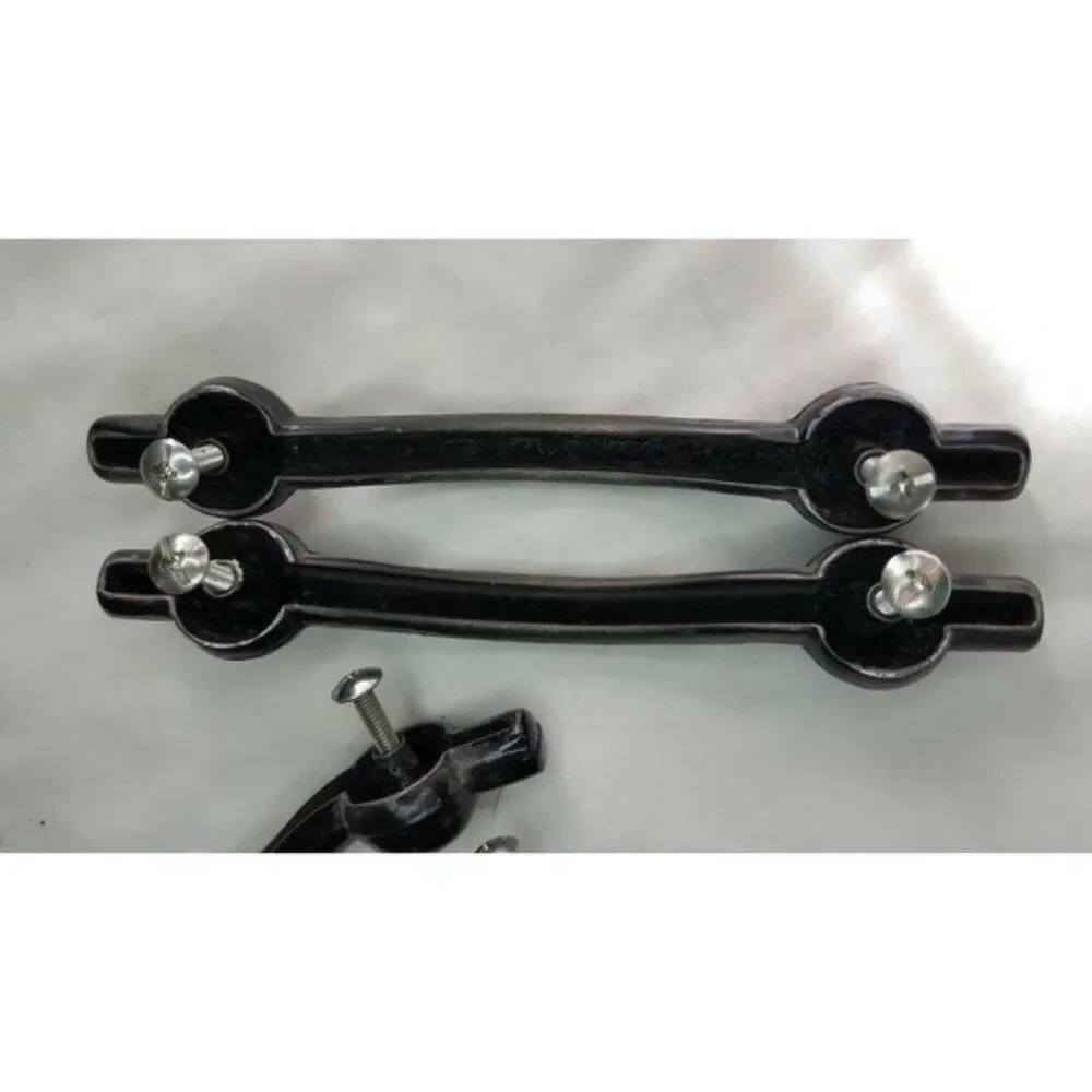 Set of 6 Metal Handles Drawer Pulls Dresser Cabinet Doors Hardware Included
